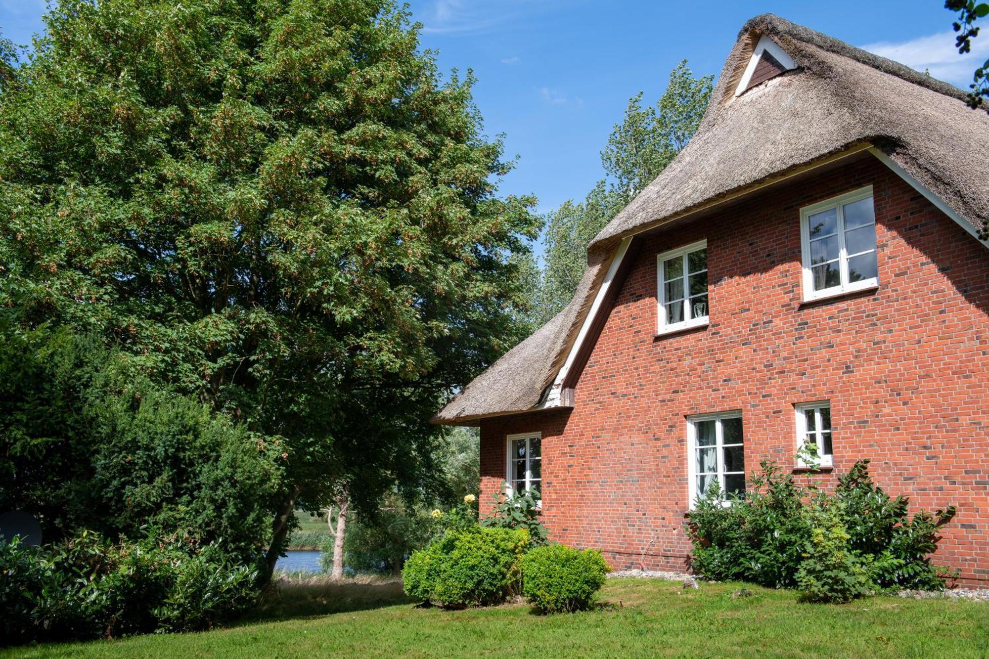 Reetdachhaus Eiderblick Villa Breiholz Eksteriør billede