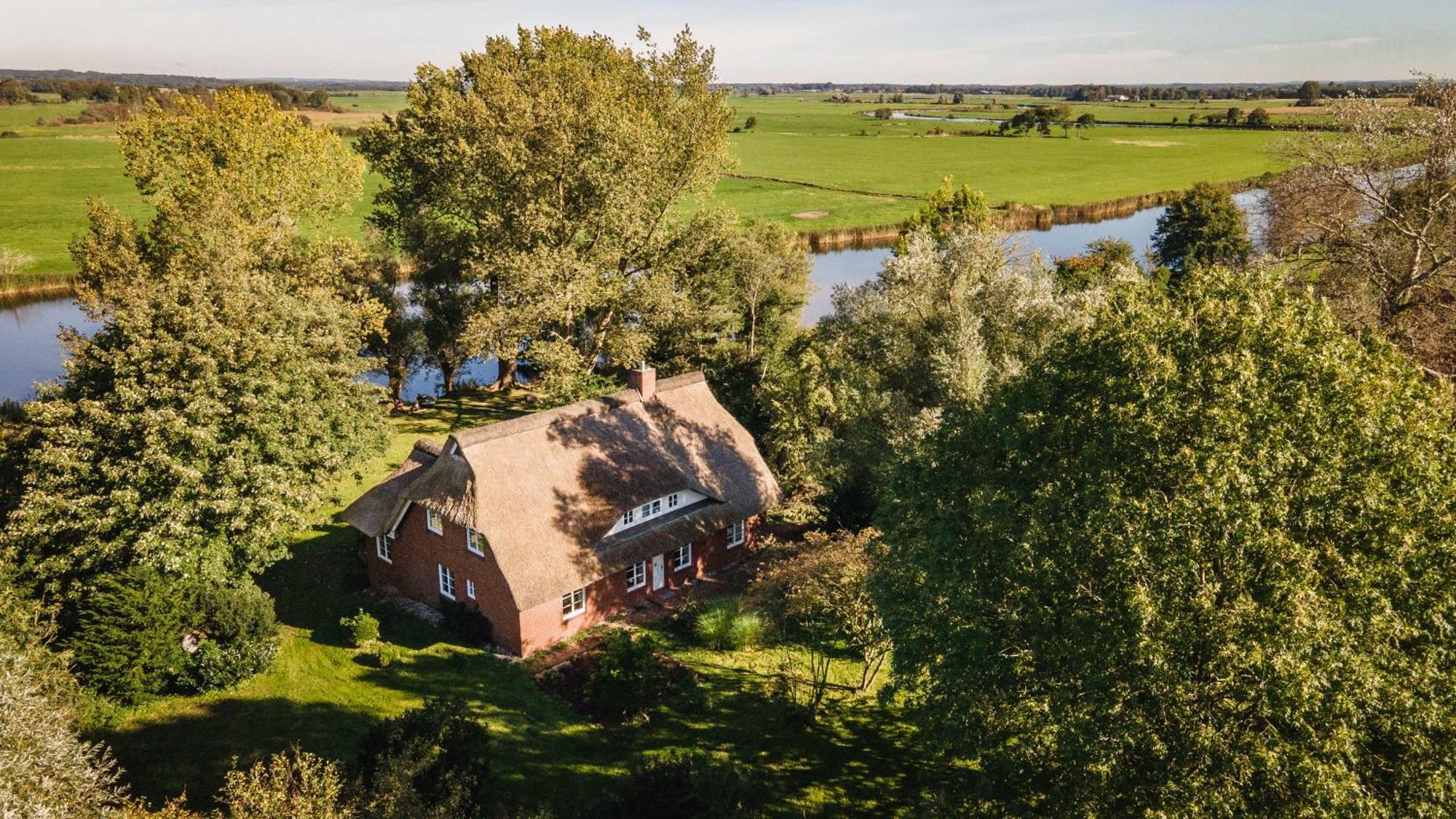 Reetdachhaus Eiderblick Villa Breiholz Eksteriør billede
